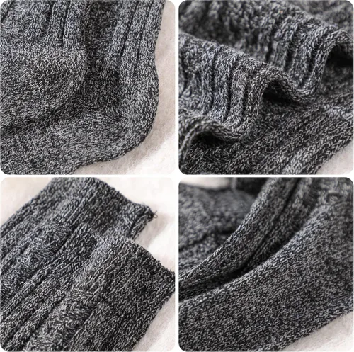 Vista 4 de Nimalpal 5 Pairs Wool Socks - Wool Socks for Women Men Boot Socks Hiking Socks , Thick Knit Warm Long Socks