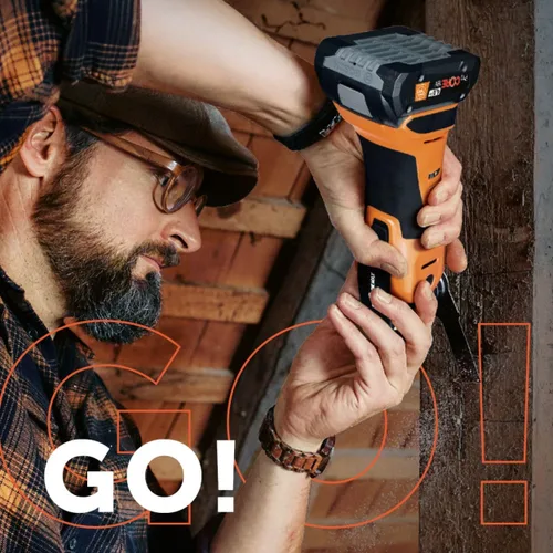 Vista 6 de Fein MultiMaster inalámbrico AMM 700 AS 4 Ah con bolsa de nailon para construcción y renovación de interiores - Starlock Max Mount, sistema QuickIn