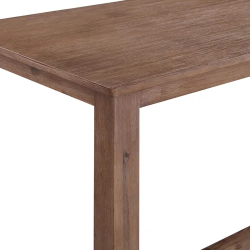 Vista 9 de Boraam Sonoma Pub Table - Cepillo de alambre de madera de granero