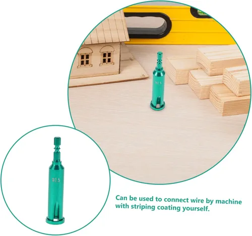 Vista 8 de Housoutil Multifuncional alambre Strier conector auto pelacables para 2.5mm2 herramienta de alambre verde para taladro fácil de usar