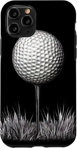Vista 29 de Funda para iPhone 17 con pelota de golf en camiseta para jugadores de golf