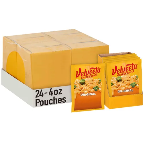 Vista 10 de Velveeta Bolsas de salsa de queso original, caja de 3 ct con bolsas de 4 onzas