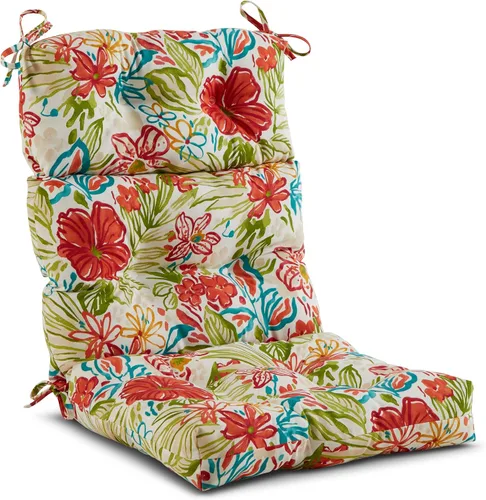 Vista 49 de Greendale Home Fashions Adobe Stripe - Cojín para silla de respaldo alto para exteriores (44 x 22 pulgadas)