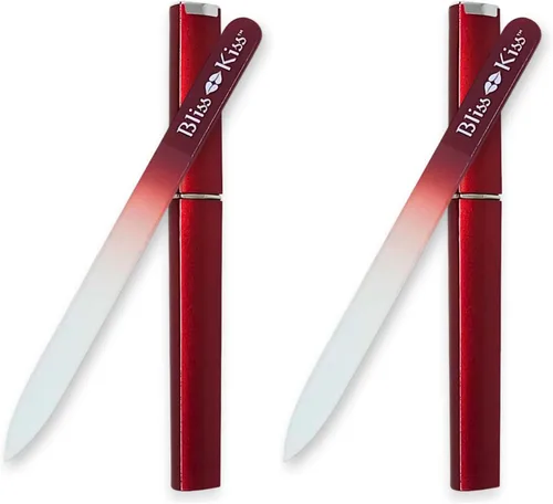 Vista 10 de Lima de uñas con punta de cristal, de Bliss Kiss, S, Rojo