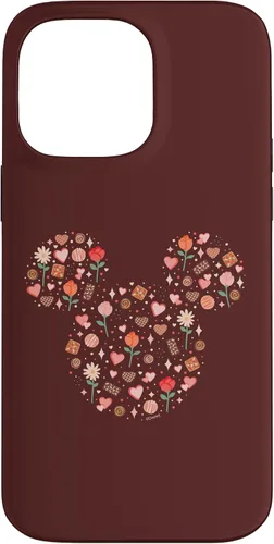 Vista 21 de iPhone 13 Pro Max Disney Mickey Mouse Icon Fill Chocolates Flowers Hearts Love Case