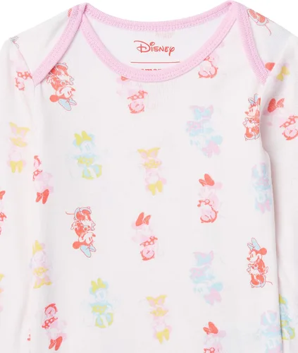 Vista 2 de Tienda Essentials Disney para bebés niñas Marvel Star Wars Body de princesa de manga larga paquete de 5