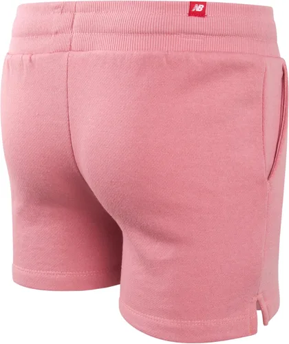 Vista 6 de New Balance Conjunto de pantalones cortos para niña, camiseta de manga corta de 2 piezas y pantalones cortos de rizo francés (7-16), talla 7-8