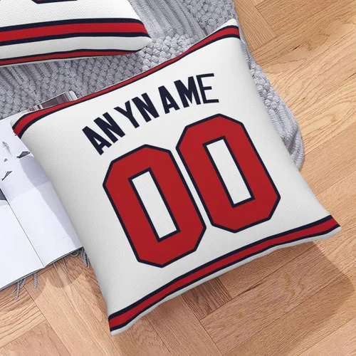 Vista 5 de Funda de almohada personalizada: Funda de almohada personalizada con cualquier nombre y número, regalo personalizado para fanáticos