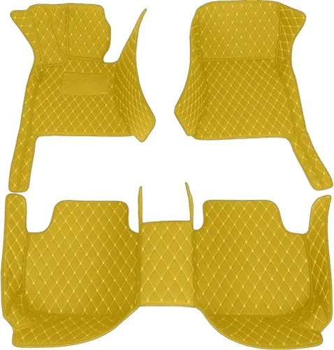 Vista 13 de Nuevas alfombrillas de coche personalizadas para Sedán, SUV, camioneta, alfombrillas de cuero para todo tipo de clima, Negro Alfombras para Carro