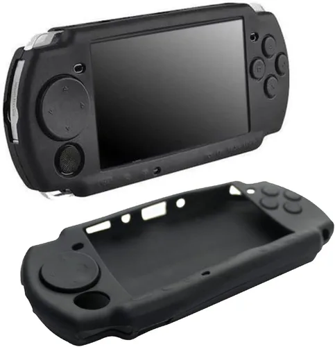 Vista 6 de OSTENT Funda protectora de silicona suave para viaje funda de transporte para Sony PSP 20003000 color negro