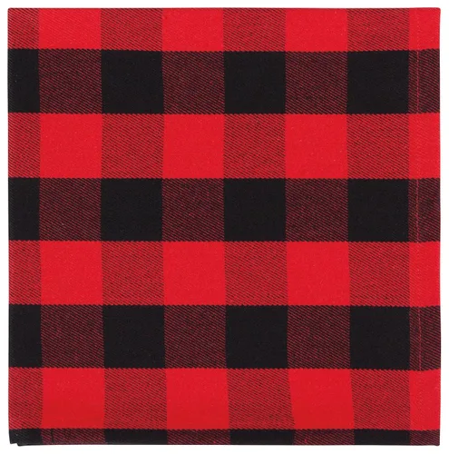 Vista 5 de Now Designs Second Spin Recycled Collection - Servilletas de 20 x 20 pulgadas (juego de 4 unidades), diseño de cuadros Buffalo