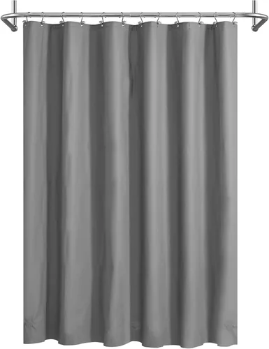 Vista 43 de Cortina de regadera para cabina de ducha 36x72, forro de cortina de regadera de plástico PEVA para baño, ligera e impermeable, 36 x 72, transparente
