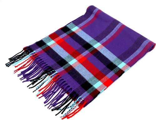 Vista 111 de Bufanda de invierno Achillea suave y cálida, de tartán, a cuadros, de cachemira, unisex