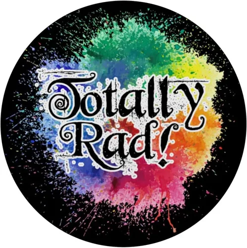 Vista 3 de Totally Rad 80s Watercolor Costume Party Gifts PopSockets Swappable PopGrip