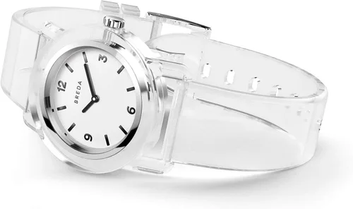 Vista 2 de Breda Reloj de plástico transparente naranja 'Play', 1.378in