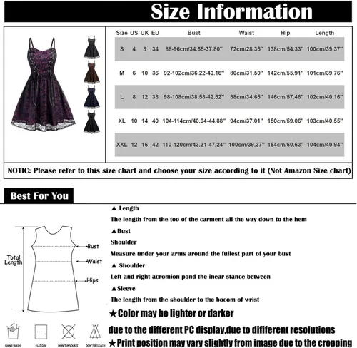 Vista 2 de Vestido de Halloween para mujer, talla grande, malla de encaje, sin mangas, camisola