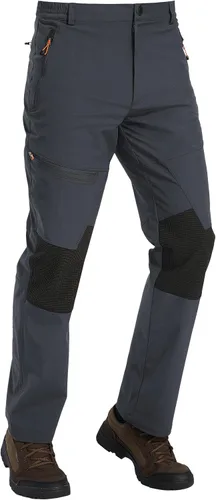 Vista 2 de TACVASEN Pantalones de esquí de nieve para hombre, pantalones de snowboard resistentes al agua, pantalones de senderismo con forro polar