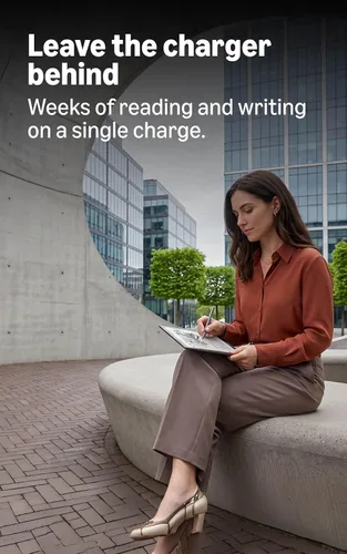 Vista 12 de Amazon Kindle Scribe de 32 GB (último modelo) — Pantalla tipo papel de 11″ con luz frontal — Más delgado, ligero y rápido — Escribe en el cuaderno