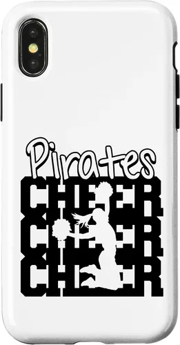 Vista 5 de Pirates Cheer Back to School Cheerleading Spirit Case for iPhone 16