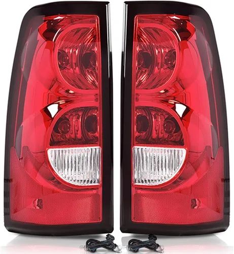 Vista 26 de G-PLUS Juego de luces traseras con bombilla, compatible con Chevy GMC C/K 1500 2500 3500, se ajusta a Chevy Silverado 1988-1999, se ajusta a Chevy
