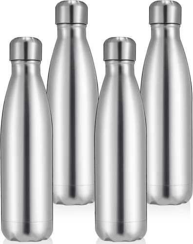 Vista 41 de Volhoply Botellas de agua aisladas de 25 onzas, paquete de 1/2/4, termo de acero inoxidable de doble pared que mantiene el frío y el calor, botella