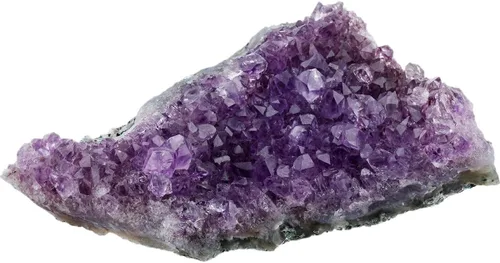 Vista 17 de SUNYIK - Racimo de amatista natural, piedra preciosa en bruto curativa con puntas de cristales, drusa de cuarzo, geoda de mineral, esfera