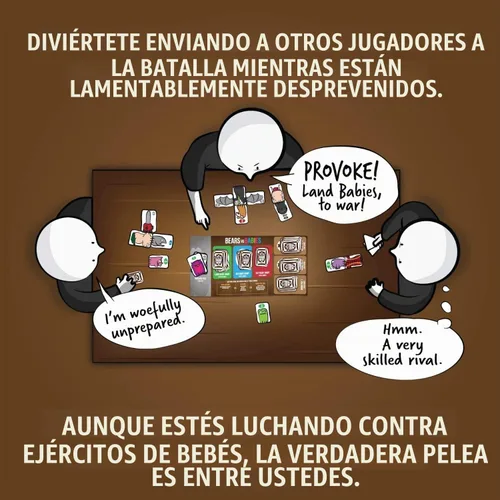 Vista 6 de Exploding Kittens Bears vs. Babies 2-5 Players - Ages 10+ - 20 Minutes to Play - Monster Building Card Game - Party Game, Family Game Night, Kid and