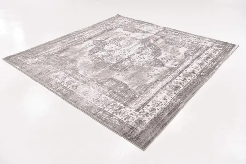 Vista 292 de Unique Loom Colección Sofia - Alfombra de área Salle Garnier (7' 1" x 10' Rectángulo, Borgoña/ Marfil)