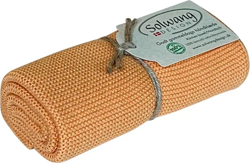 Vista 14 de Solwang 100% algodón orgánico certificado fabricado en la India Toalla de cocina/mano de diseño danés (verde ártico orgánico)