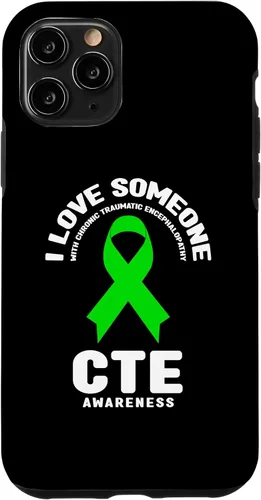 Vista 10 de Camiseta de concientización para iPhone 15 CTE - Amo a alguien con funda de concientización CTE