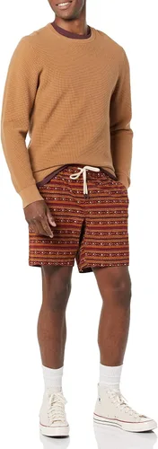 Vista 3 de Goodthreads Pantalones cortos de lona elástica para hombre de ajuste ajustado de 7 pulgadas