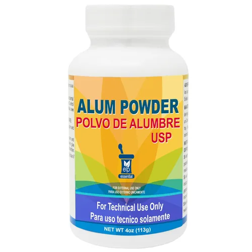 Vista 5 de Alumbre en Polvo Polvo de Alumbre 4 oz