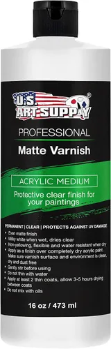 Vista 9 de U.S. Art Supply - Gel mate acrílico transparente medio, 6.8 fl oz - tubo