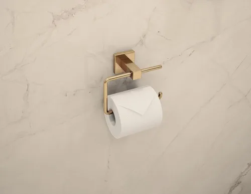 Vista 4 de Symmons 363TP-BBZ Duro - Portarrollos de papel higiénico para montaje en pared, color bronce cepillado Brushed Bronze Finish