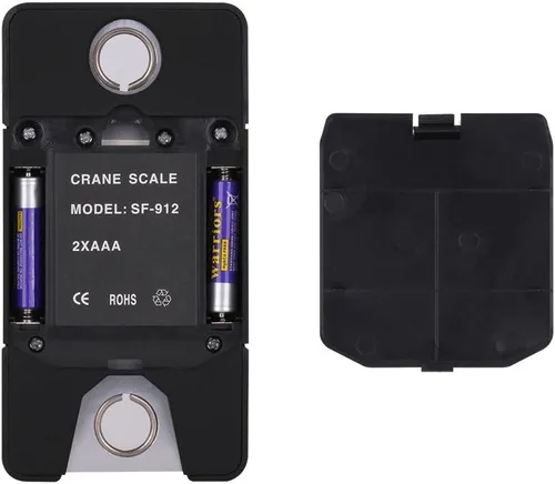 Vista 3 de Klau - Báscula digital de pescado, grúa industrial de 661.4 lbs/600 libras, color negro Sensor de alta precisión, escala colgante, para la caza