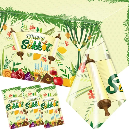 Vista 12 de Mantel de gnomo, 3 piezas, diseño de copo de nieve de Navidad, rectangular, para invierno, para suministros de fiesta, 42,590.6 in