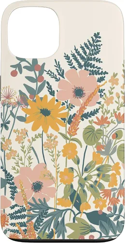 Vista 7 de iPhone 16 Cute Summer Wildflowers Pattern Design Floral Case