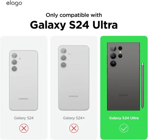 Vista 2 de elago Funda compatible con Samsung Galaxy S24 Ultra, funda de rayos X con soporte para tarjetas, funda protectora de cuerpo completo, a prueba