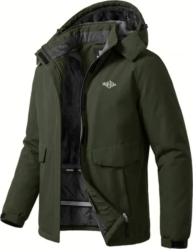 Vista 12 de Wantdo - Chaqueta de esquí impermeable para mujer, abrigo de invierno cálido y resistente al viento, abrigos de nieve