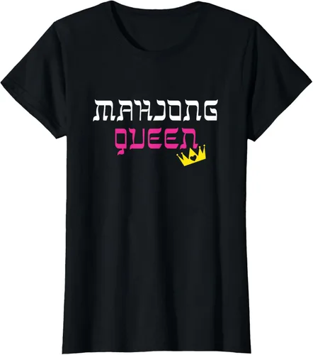 Vista 12 de Mahjong Queen Shirt: Mahjongg Mah-jong Chinese Jewish Game