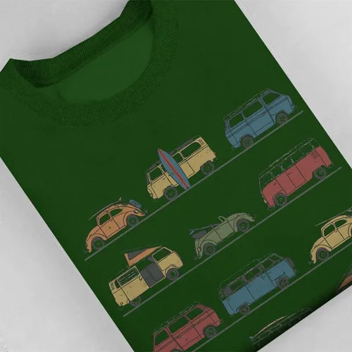 Vista 4 de Volkswagen Vans and Beetles Men's Sweatshirt