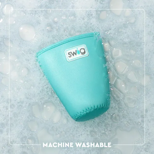 Vista 4 de Swig Life Coolie para taza helada mediana de 22 onzas, funda aislante estándar de 22 onzas con asa, aislamiento de neopreno mantiene las bebidas