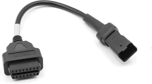 Vista 16 de Adaptador de Cable de Diagnóstico de 16 Pines a 6 Pines OBD2 OBDII para Motocicleta Compatible con Husqvarna