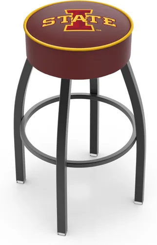 Vista 8 de The Holland Bar Stool Company L8B1-4 Georgia Tech - Taburete giratorio con base antiarrugas, color negro