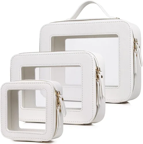 Vista 65 de Bolsa de maquillaje transparente (negro L)