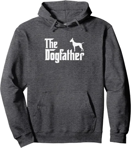 Vista 3 de podenco canario DogFather Funny Dog Dad Pullover Hoodie