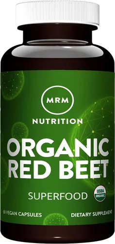 Vista 3 de MRM Polvo orgánico de remolacha roja – Superalimento orgánico de raíz de remolacha roja USDA con antioxidantes y nutrientes, salud cardíaca y apoyo
