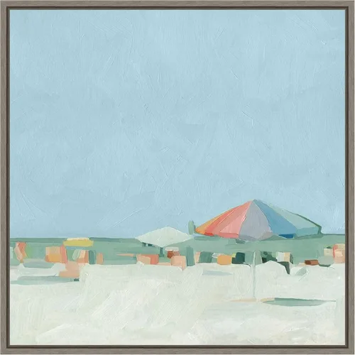 Vista 11 de Amanti Art Lienzo enmarcado para pared, 16 x 16 pulgadas, paleta de verano II por Emma Scarvey, lienzo enmarcado para pared, obras de arte