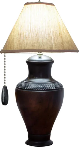 Vista 7 de 8 piezas de cadenas de extensión para ventilador de techo con colgante de madera para lámpara de techo (negro)