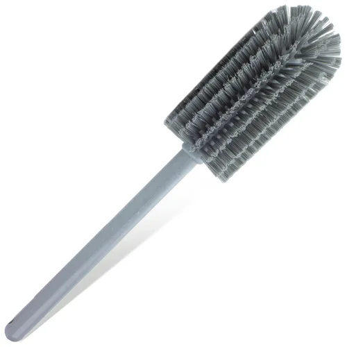 Vista 9 de SPARTA Cepillo grande para botellas de agua, ideal para frascos de boca ancha, botellas y vasos, herramienta de lavado de platos con asa para Negro